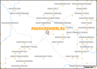 map of Phumĭ Kaôh Srâlau