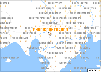 map of Phumĭ Kaôh Ta Chăn