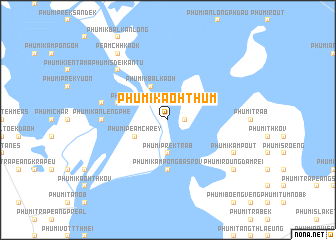 map of Phumĭ Kaôh Thum