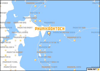 map of Phumĭ Kaôh Toch