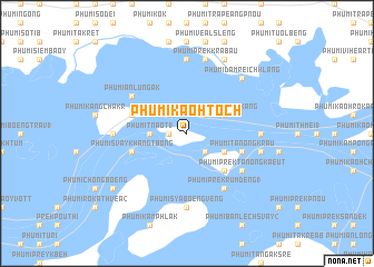 map of Phumĭ Kaôh Toch