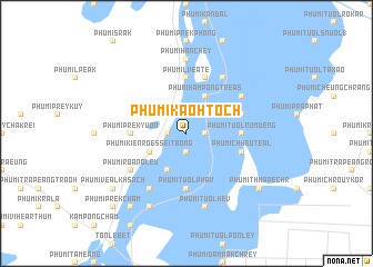 map of Phumĭ Kaôh Toch