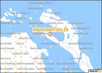 map of Phumĭ Kaôh Tônléa