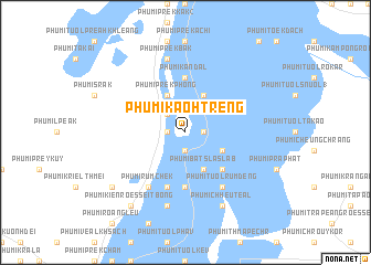 map of Phumĭ Kaôh Trêng
