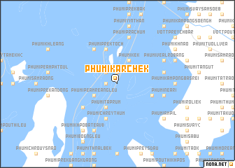 map of Phumĭ Kar Chék