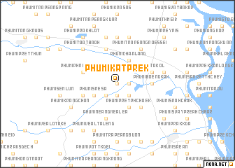 map of Phumĭ Kăt Prêk