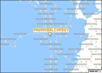 map of Phumĭ Kbal Chroŭy