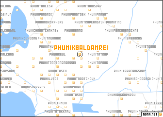 map of Phumĭ Kbal Dâmrei