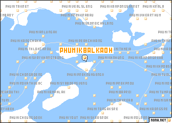 map of Phumĭ Kbal Kaôh