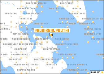 map of Phumĭ Kbal Poŭthĭ