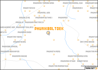 map of Phumĭ Kbal Tœ̆k