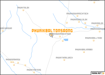 map of Phumĭ Kbal Tônsaông