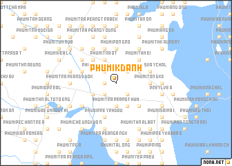 map of Phumĭ Kdănh