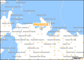 map of Phumĭ Kdat