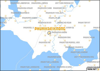 map of Phumĭ Kdei Knŏng