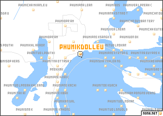 map of Phumĭ Kdŏl Leu