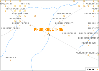 map of Phumĭ Kdŏl Thmei