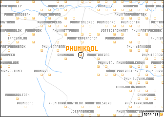 map of Phumĭ Kdŏl