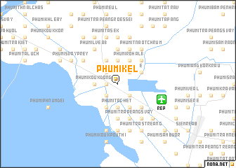 map of Phumĭ Kĕl