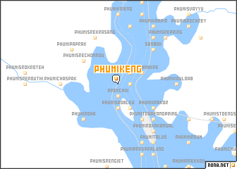 map of Phumĭ Kêng