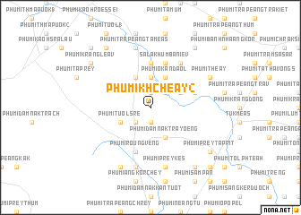 map of Phumĭ Khchéay (2)