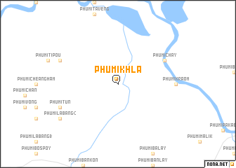 map of Phumĭ Khla