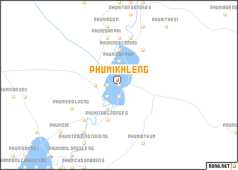 map of Phumĭ Khlêng