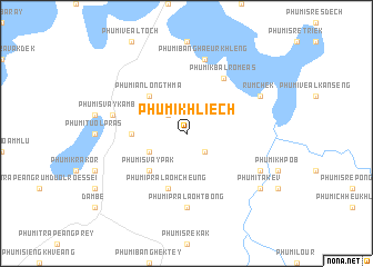 map of Phumĭ Khliĕch
