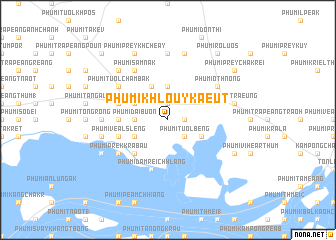 map of Phumĭ Khloŭy Kaeut