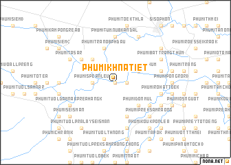 map of Phumĭ Khna Tiĕt