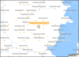 map of Phumĭ Khnhêr