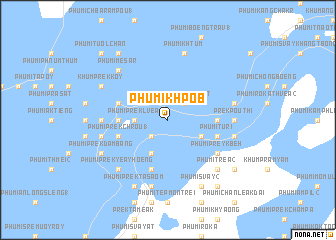 map of Phumĭ Khpôb