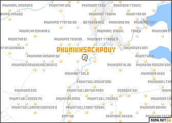 map of Phumĭ Khsăch Poŭy