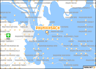 map of Phumĭ Khsăch