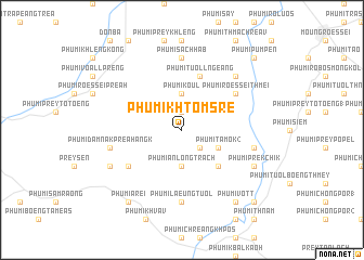 map of Phumĭ Khtôm Srê