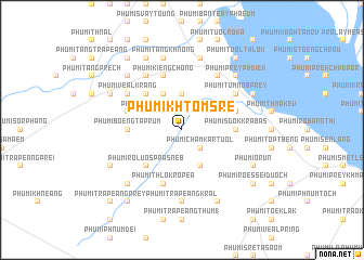 map of Phumĭ Khtôm Srê