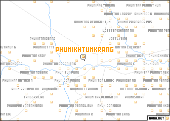 map of Phumĭ Khtŭm Krăng