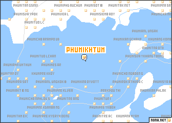 map of Phumĭ Khtŭm