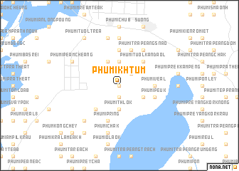 map of Phumĭ Khtum