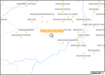 map of Phumĭ Khvav