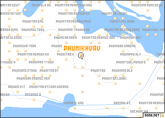 map of Phumĭ Khvav