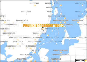 map of Phumĭ Kiĕn Rœssei Tbong