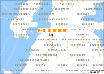 map of Phumĭ Kiĕn Srei