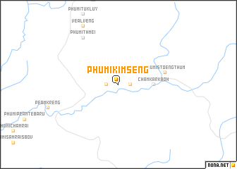map of Phumĭ Kimséng