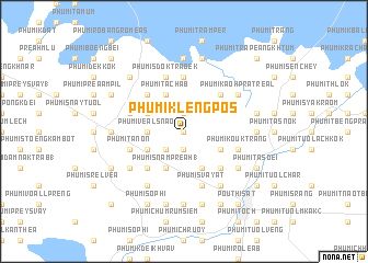 map of Phumĭ Klêng Pós