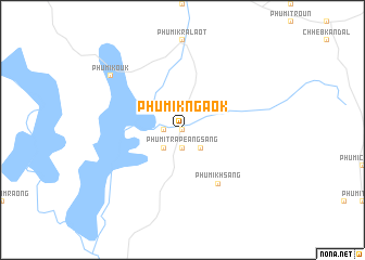 map of Phumĭ Kngaôk