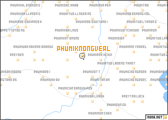 map of Phumĭ Knŏng Véal