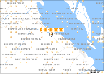 map of Phumĭ Knŏng