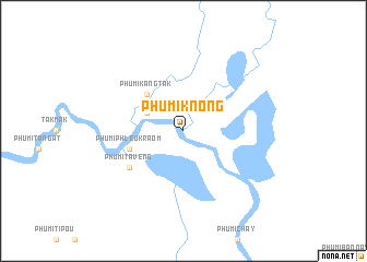 map of Phumĭ Knŏng