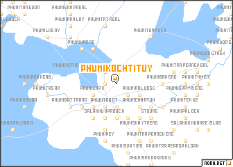 map of Phumĭ Kŏch Titŭy